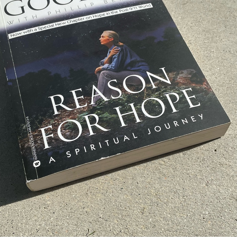 Jane Goodall Signed 1999 Book Reason For Hope Iconic Primatologist Anthropology - Picture 3 of 11